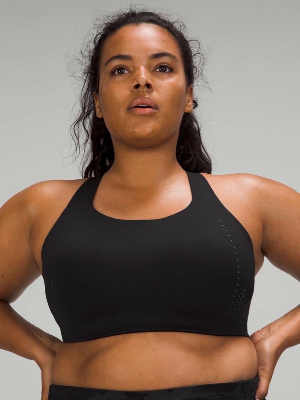 Lululemon Black High Support Sports Bra 38D Crossback